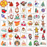 Bisonful kids' Christmas pattern temporary tattoo for festive fun