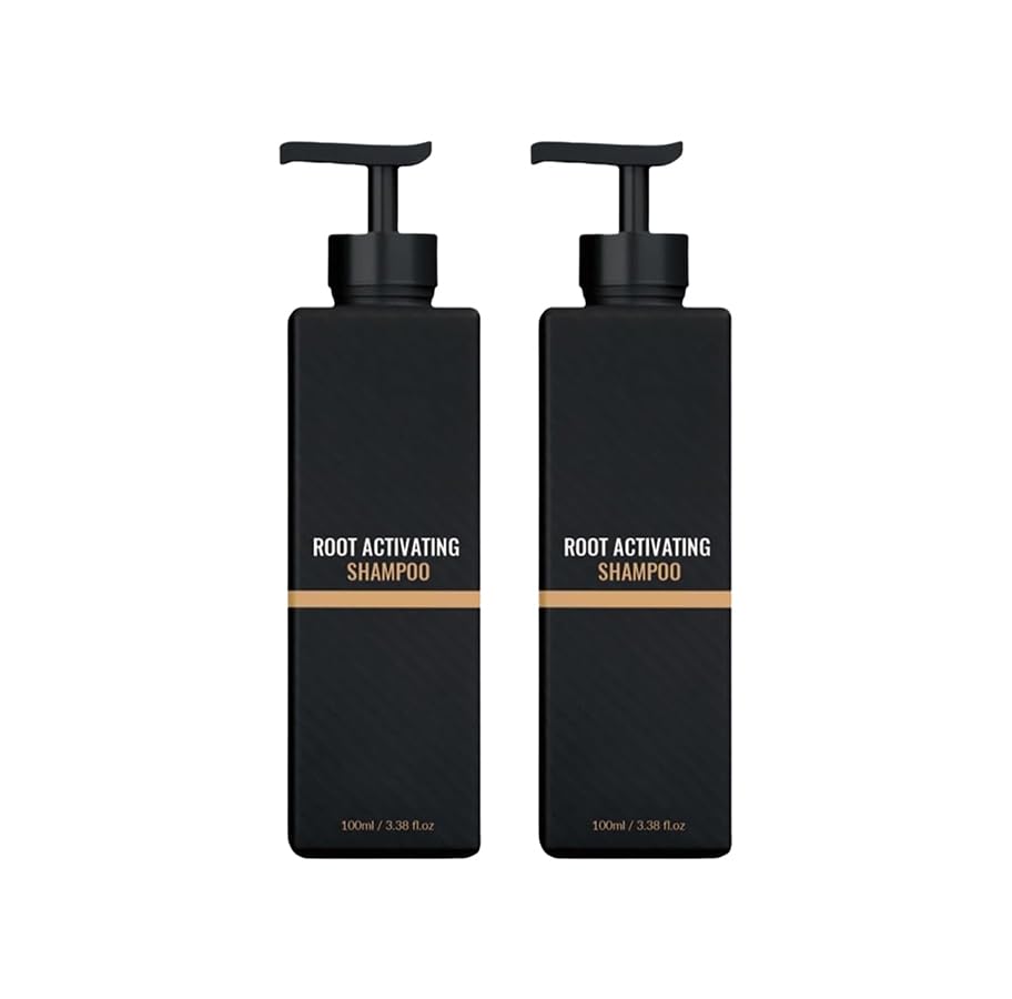 Biuhorey Root Activator Shampoo bottle front view promotes scalp circulation.