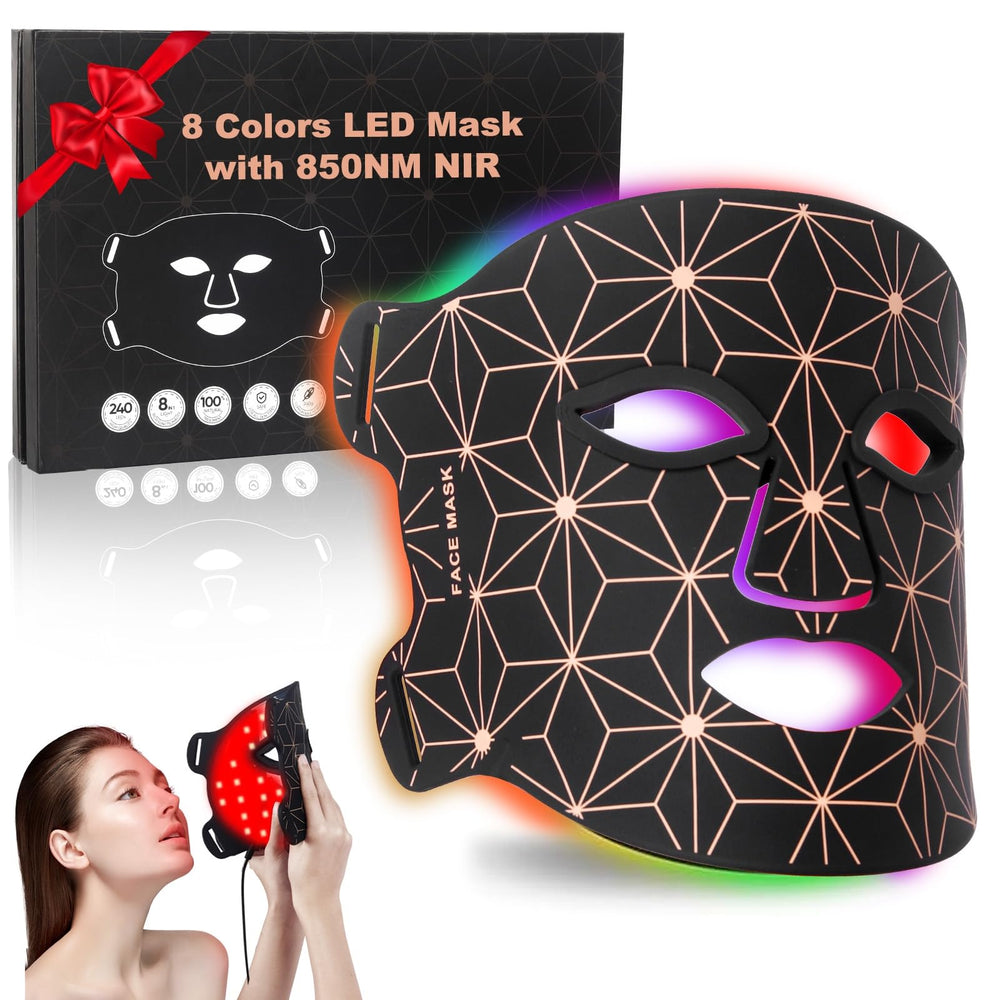 biuufish red light mask on face for at‑home skincare and gentle rejuvenation