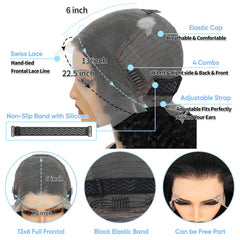 BJVT pre-plucked cap with four combs and adjustable strap for secure fit.