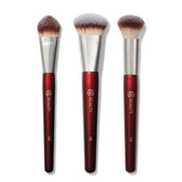 BK Beauty Core Complexion Trio 115 angled foundation brush for smooth, streak-free coverage.