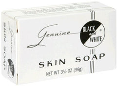 Black and White skin soap bar 3.5 oz, pack of 10 for daily cleansing and refreshed skin