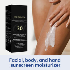 Black Girl Sunscreen sheer formula with no white cast on skin