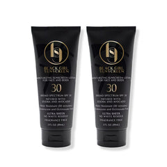 BLACK GIRL SUNSCREEN SPF 30 bottle close-up for melanin-rich skin protection