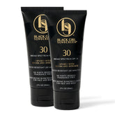 Black Girl Sunscreen SPF 30 on face and body with ultra-sheer finish, ideal for daily outdoor wear.
