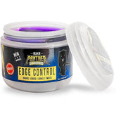BLACK PANTHER STRONG DIAMOND EDGES edge control jar for lasting hold and moisture.