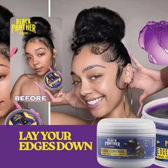 4oz Black Panther gel tube designed for on-the-go edge control