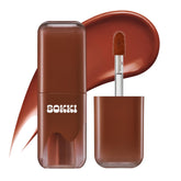 BLACK ROUGE Glow Bokki Tint bottle closeup with vibrant glossy color inspiration