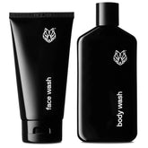 Black Wolf Charcoal Face Wash bottle enables deep cleansing for oily skin.