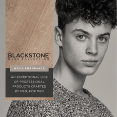 Blackstone Santal and Cedar leather note close up showing warm depth for confident evening presence.