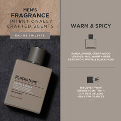 Blackstone Santal and Cedar packaging image suitable for gifting or personal upgrade.