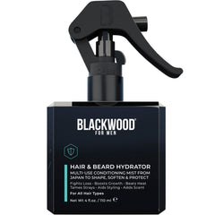 Blackwood For Men hydrator spray bottle delivering lightweight moisture for hair and beard.