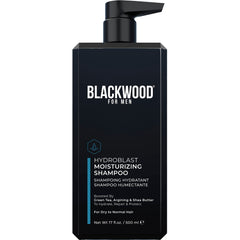 Blackwood For Men Hydroblast bottle angled for a refreshing cleanse.