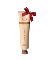 BLANC DUBU Nuborn Cell donkey milk cream jar showing hydrating texture for moisturized skin.