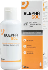 Blephasol Lotion 100ml bottle for gentle eyelid cleansing.