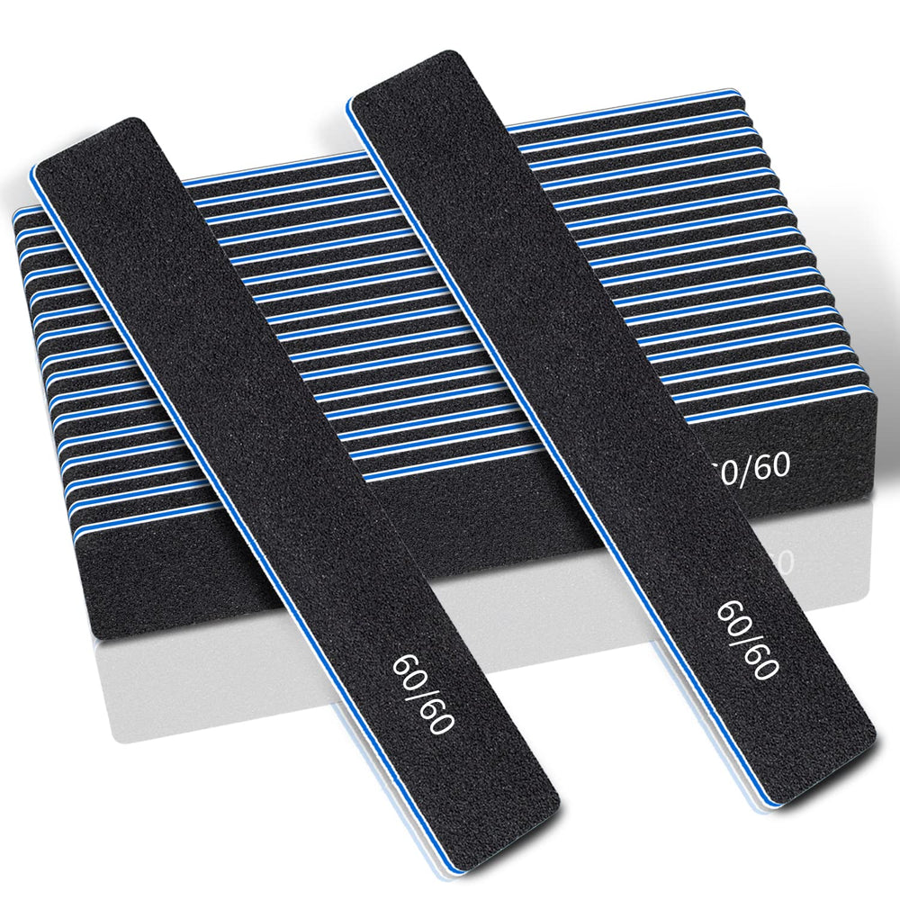BLESWIN double-sided emery board nail file for versatile filing at home or salon.
