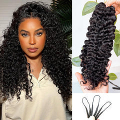 BLG Burmese Water Wave 20in lightweight feather extensions for all-day comfort.