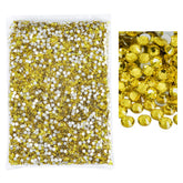 BLINGINBOX flatback rhinestones Citrine crystal for crafts and nails