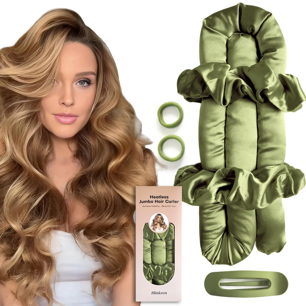 BLINKEEN jumbo heatless curl headband for overnight styling