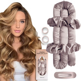 BLINKEEN jumbo heatless curler headband for overnight volume.