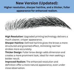 Bliss and Beyond USA 12-pairs brow stickers for consistent brow styling.
