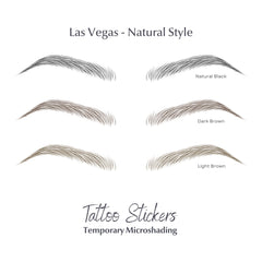 Bliss and Beyond USA alopecia-friendly eyebrow stickers for fuller-looking brows.