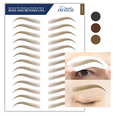 Bliss and Beyond USA light brown brow for natural-looking enhancement.