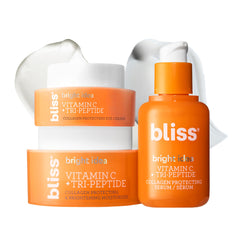 Bliss Glow Getter Serum Pump highlights vitamin C for a bright, radiant complexion.