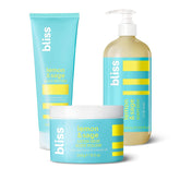 Bliss Lemon & Sage Soapy Suds Body Wash bottle delivers refreshing citrus cleanse.