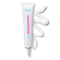 Bliss Skin Euphoria serum bottle close-up for daily hydration and smoother skin.