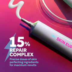 Bliss Skin Euphoria serum texture application shows lightweight, quick-absorb formula.