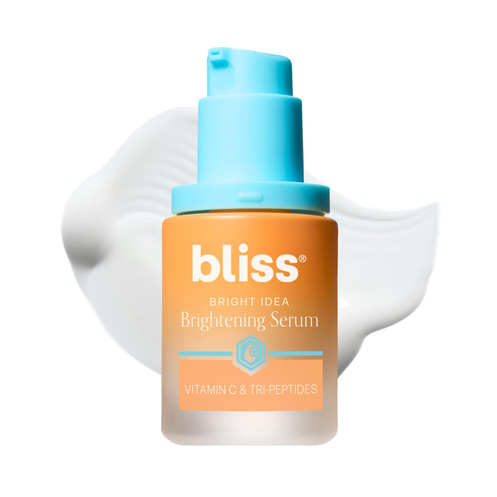 Bliss Vitamin C Tri-Peptide Serum bottle for brightening and antioxidant protection.