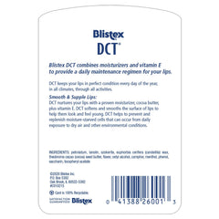 Blistex DCT 12-pack display highlighting convenient lip care on the go
