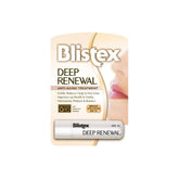 Blistex Deep Renewal lip balm in a five-pack, promotes hydration and sun protection