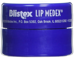 Blistex Lip Medex 12-count packaging, ideal for travel and daily use.