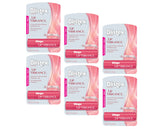 Blistex Lip Vibrance color balm on lips adds lasting color and shine.