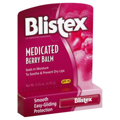 Blistex Medicated Berry Lip Balm tube for daily moisture protection
