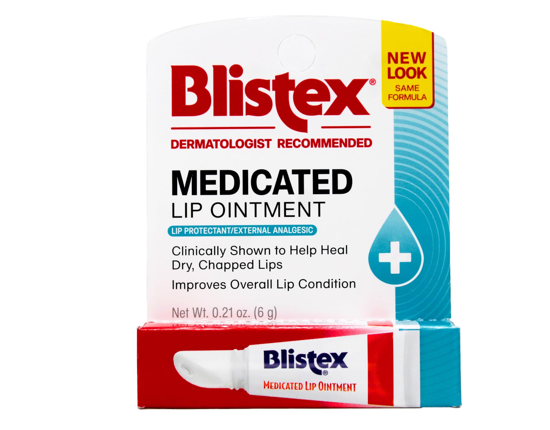 Blistex Medicated Lip Ointment tube pack-11 for quick lip relief and protection.