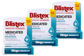 Blistex Medicated Stick pack 3 — front view for convenient lip care.