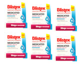 Blistex SPF15 medicated lip balm tubes provide lasting moisture for dry lips.