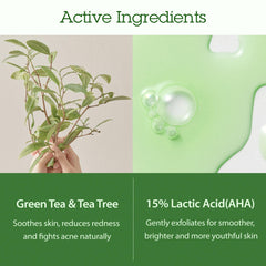 BLITHE Tea Tree Oil close-up illustrating oil control for pores