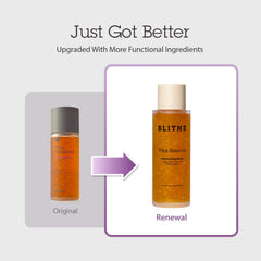 BLITHE Vital Essence 8 Beans texture closeup shows silky hydration.