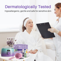 BLITZWAX beginner-friendly wax kit with clear instructions for easy home waxing