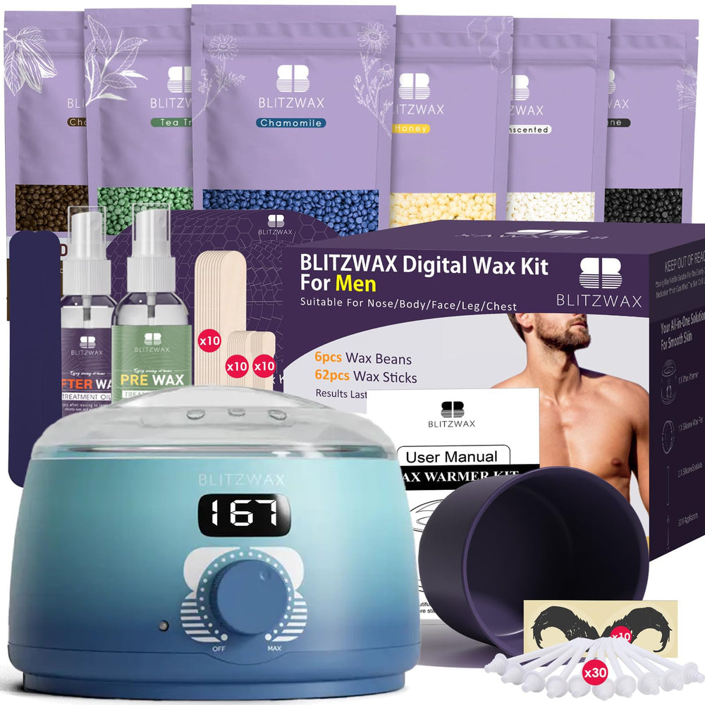 BLITZWAX wax warmer system for home use, compact and efficient