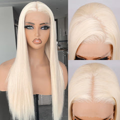 BLL Blonde wig with 26-inch lace-front for a natural parting look.