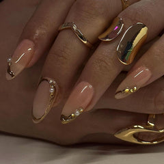 Blruyci glue-on nails compact kit for fast salon-style upgrades at home.