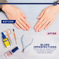 Blue Cross Illuminating Nail Concealer porcelain pink finish adds soft radiance