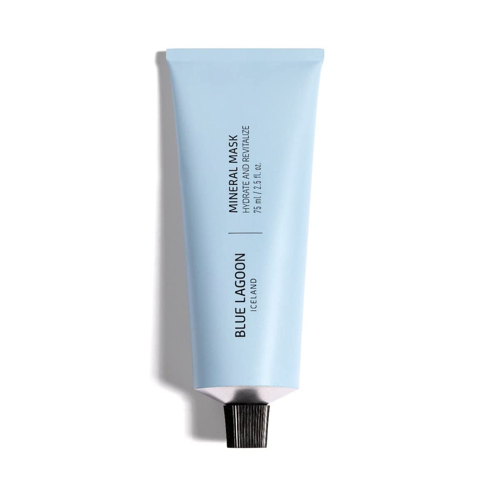 Blue Lagoon Hydrating Overnight Mask jar demonstrates rich mineral hydration.
