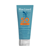 Blue Lizard Sport Mineral SPF 50 lotion bottle ready for outdoor workouts with mineral protection.