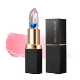 BLUE LOVE color-changing flower lipstick with a flower inside for a hydrating look